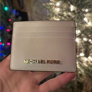 Michael Kors white Card Holder